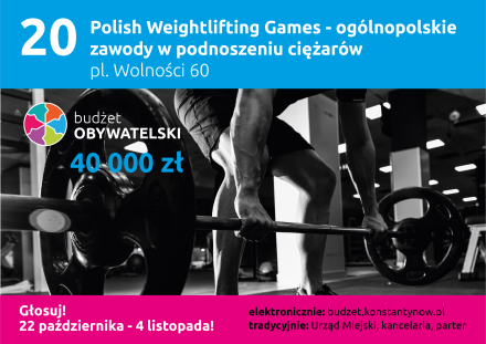 Polish Weightlifting Games - Ogólnopolskie zawody w podnoszeniu ciężarów